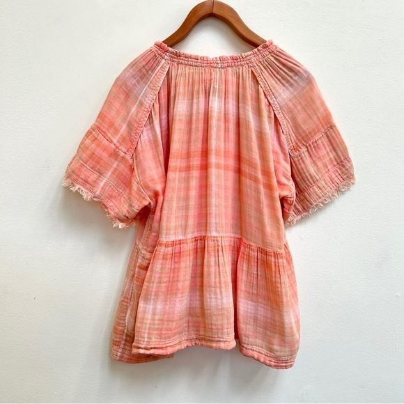 Anthropologie Pilcro The Bette Babydoll Blouse Top in 100% Cotton, Size Small - Picture 8 of 11